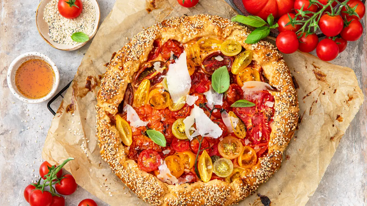 tarte à la tomate